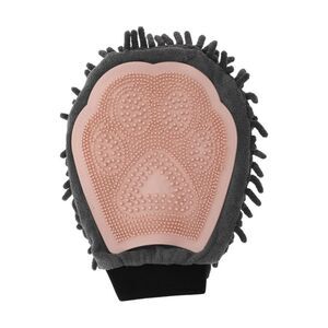 Comfortable Pet Grooming Glove for Bathroom Pet Store Pink